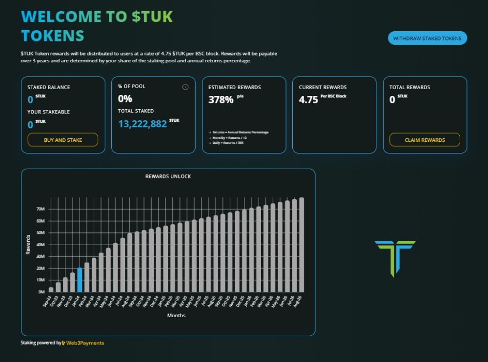 Stake to earn passive APY