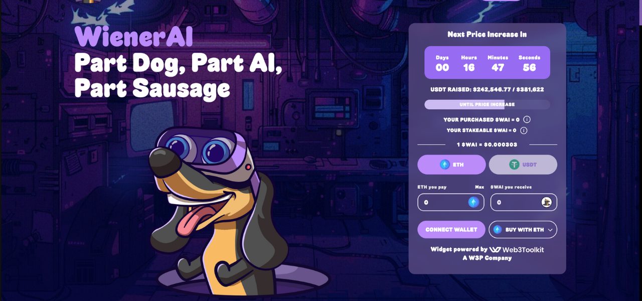 Wiener Dog AI Presale Dashboard ValueWalk 1280x600 1