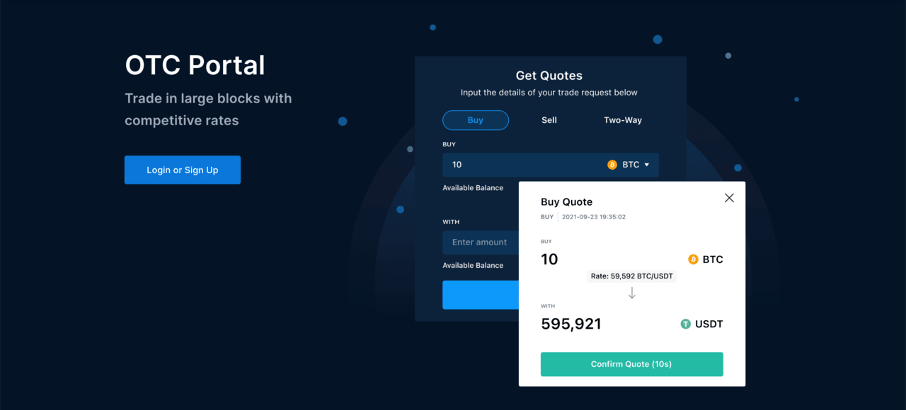 Crypto.com vs Coinbase | Crypto.com's OTC portal